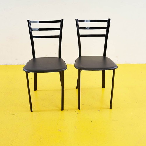 Coppia sedie nere moderne - nere,