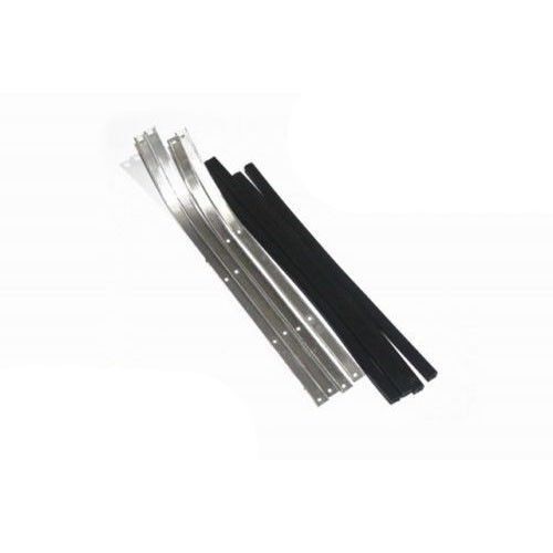 Pedana alluminio con canali - alluminio,