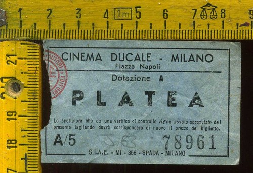 Biglietto anni teatro - biglietto,