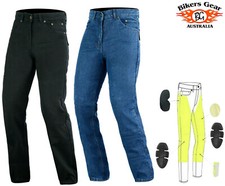 Jeans Australian Bikers Gear Uomo Moto Moto CE Foderati con KEVLAR® UK