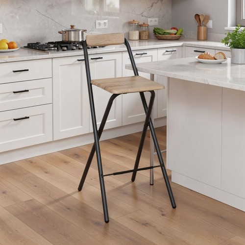 Sgabello alto mod louna nero - mod.,