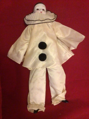 Bambola pagliaccio pierrot - pagliaccio,