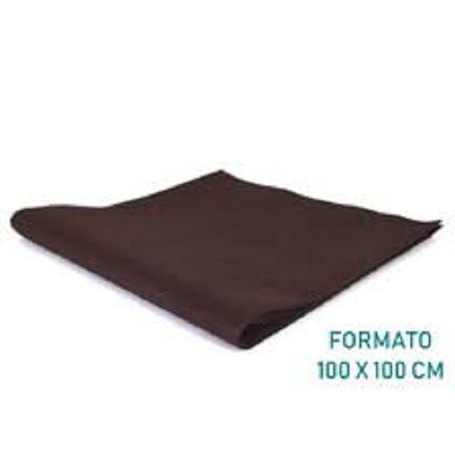 25pz tovaglie marrone 100x100 - tovaglie,