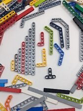 Lotto sfuso 100 pezzi LEGO TECHNIC solo bracci di sollevamento spessi 1x3 1x5 1x7 1x9 travi casuali
