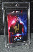 ?Vitaly Laletin?East vs West 7 Armwrestling Firmato Trading Card AUTOGRAFO 