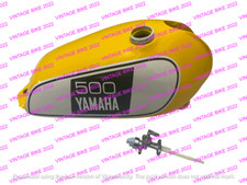 Serbatoio benzina Yamaha XT TT 500 acciaio verniciato giallo 1U6,1980 modello...