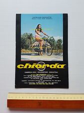Chiorda produzione biciclette corsa turismo 1973 depliant originale