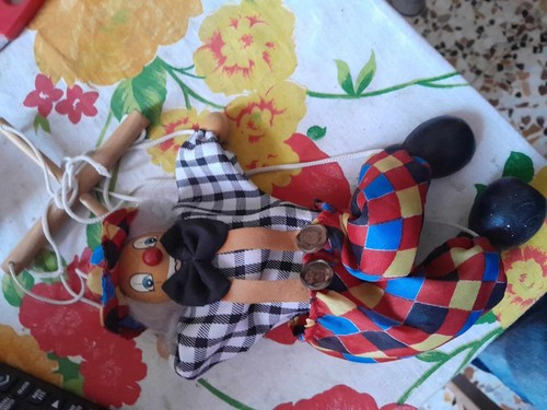 Marionetta burattino clown - marionetta,