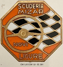AUTOMOBILISMO SCUDERIA MIZAR NOVI LIGURE DISTINTIVO CLUB SPORTIVO CORSE AUTO