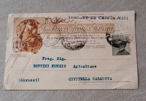 Cartolina postale regno - cartolina,
