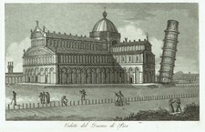 PISA - PIAZZA DUOMO - 1833