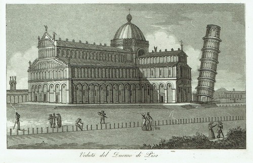 Pisa piazza duomo 1833 - -,