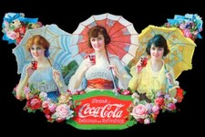 Poster Manifesto Locandina Pubblicità Bevanda Coca Cola Stampa Vintage 50x70 Cm.