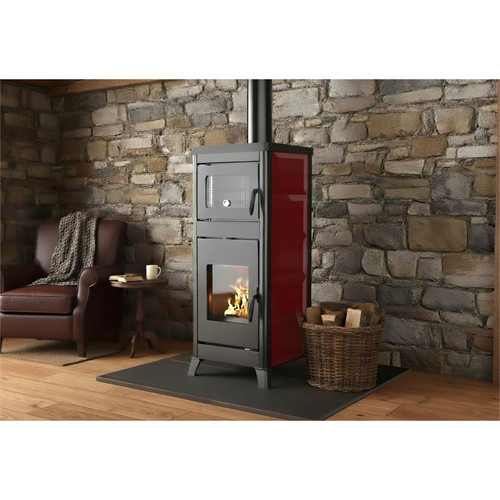 Stufa legna dorotea con - a,