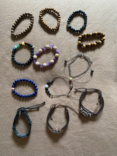 Lot bracelet pierre mystique