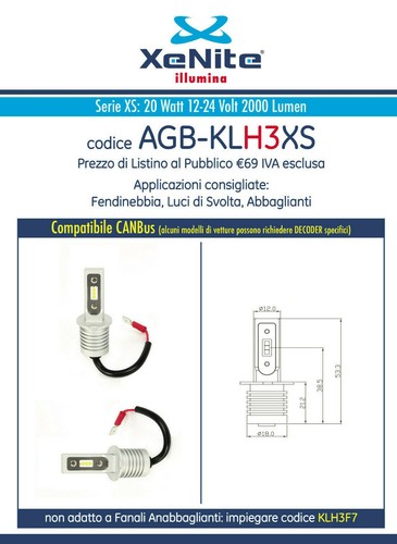 Led 24v 2x - h3,