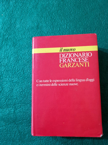 Dizionario francese garzanti - dizionario,
