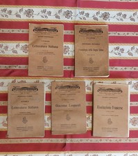 Lotto 5 Antichi Libri Biblioteca Degli Studenti Primi 900 Libricini Opuscoli 