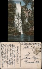 Cartolina Bad Wilhelmshöhe-Kassel Cassel acquedotto. 1918