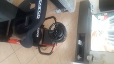 vendo postazione guida sparco evolve completa di volante trasmaster t 300rs 