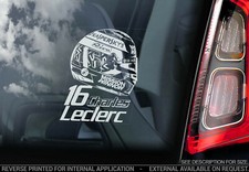 Charles Leclerc #16, Adesivo