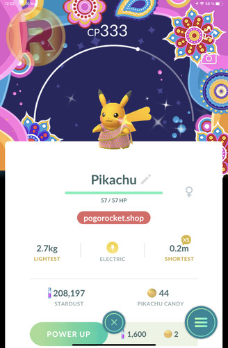Shiny pikachu saree - shiny,