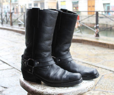 Stivale Pelle Moto stile Frye