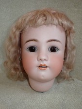 Antica testa di bambola tedesca Heinrich Handwerck Simon & Halfig bisque 7"