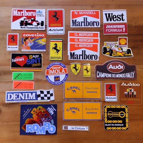 Lotto adesivi vintage - vintage, tema
