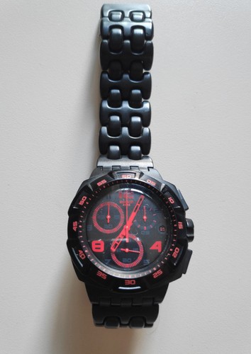 Swatch irony chrono rosso - irony,