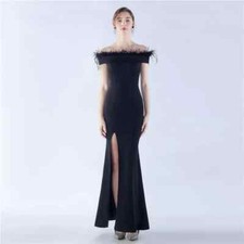 Vestito Abito Elegante Lungo