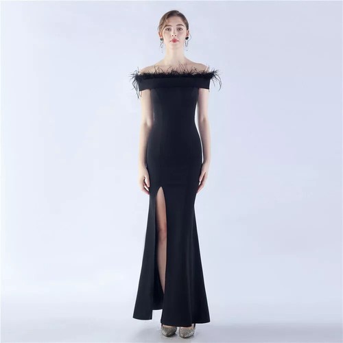 Vestito abito elegante - vestito, lungo