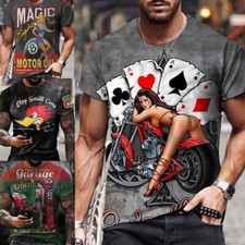 T-shirt pin-up moto coda