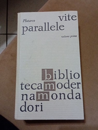 Plutarco vite parallele primo - vite,