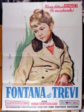 manifesto 2F film FONTANA DI TREVI Maria Letizia Gazzoni Carlo Campogalliani