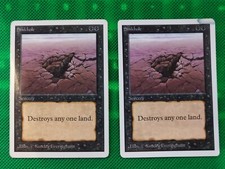 2 x Sinkhole -Unlimited- MTG