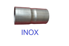 Tubo manicotto INOX riduzione femmina marmitta scarico da SALDARE SENZA INTAGLI