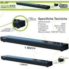 SOUNDBAR SUBWOOFER CASSA AUDIO