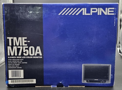 Monitor lcd alpine - alpine, tme-m750a