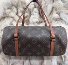 Borsa a mano Louis Vuitton Papillon 26 monogramma vintage LV M51366 originale #224