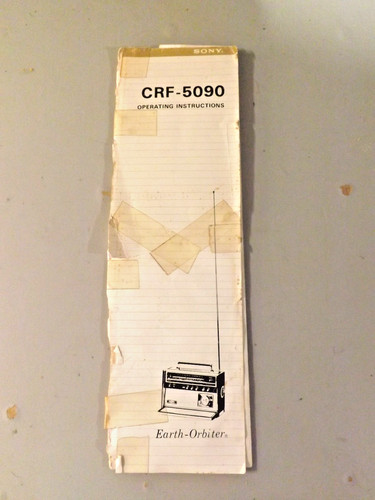 Sony crf 5090 istruzioni - crf-5090,