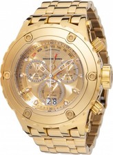 Orologio Uomo Invicta Reserve Cronografo Quarzo Quadrante Oro 48607