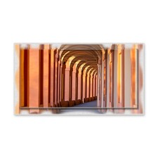 Lupia Quadro Tela Cornice stamp NEWEXT 75x135 BOLOGNA PORTICO DI SAN LUCA