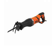 Black & Decker Sega a gattuccio elettrica per taglio legno e metallo con lame B+