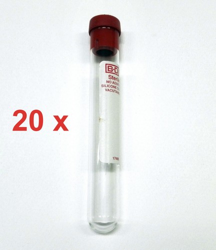Provette vetro con - 25, di