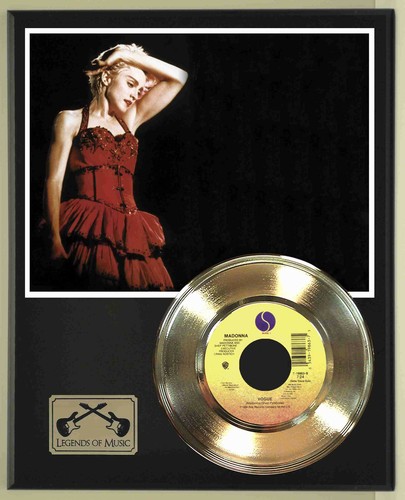 Madonna vogue record display - madonna,
