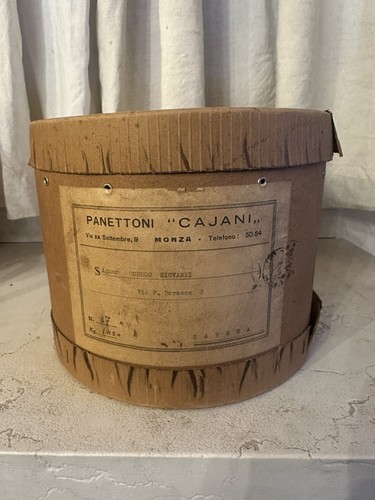 Antica scatola panettone - panettone, di