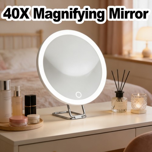 40x magnifying mirror with - 40x,
