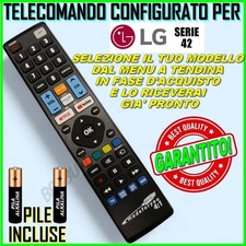TELECOMANDO CONFIGURATO PER LG