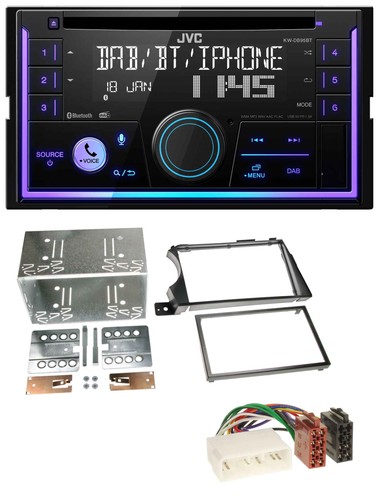 Jvc mp3 usb 2din - jvc, dab